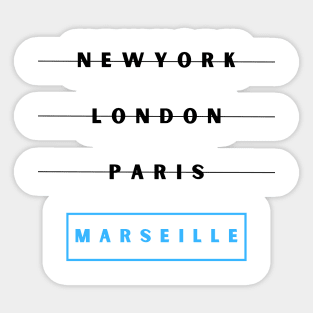 Choose Marseille Sticker